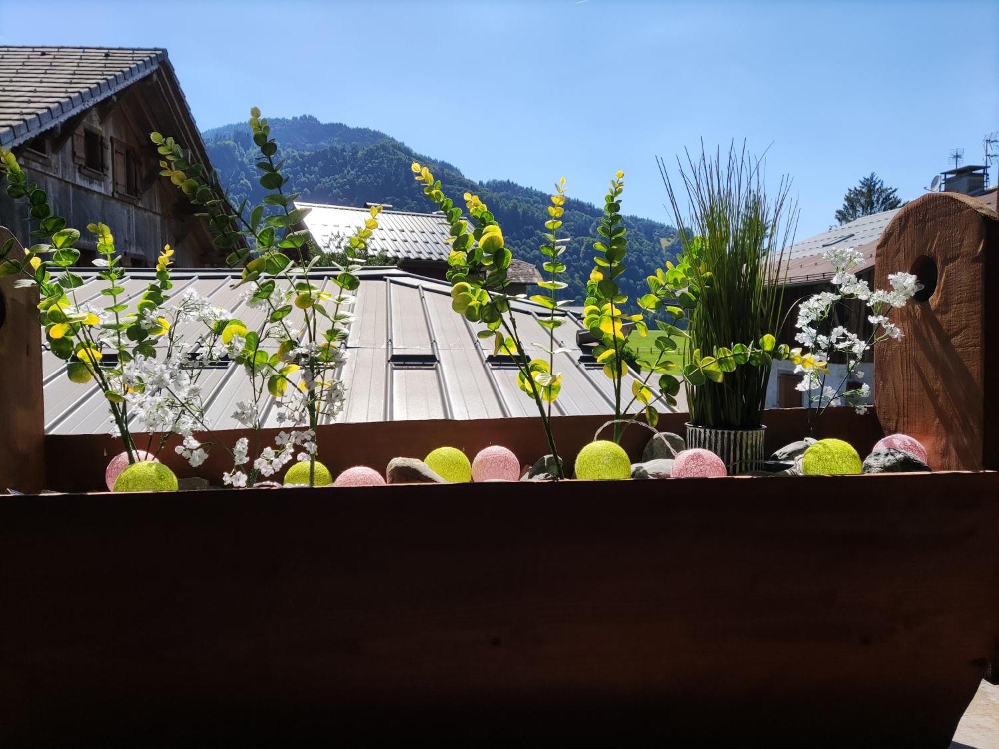 La Ferme d'Henriette, à Samoëns Exterior foto